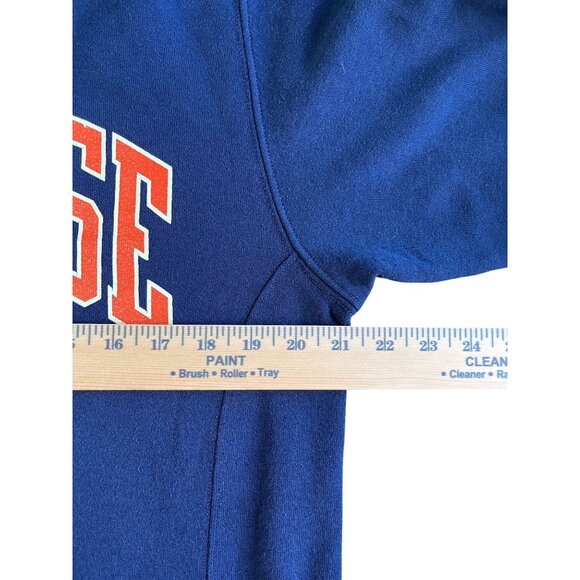 Syracuse University Navy Blue Crewneck Sweatshirt Russell Athletic M 50/50 Cotto - Picture 7 of 8